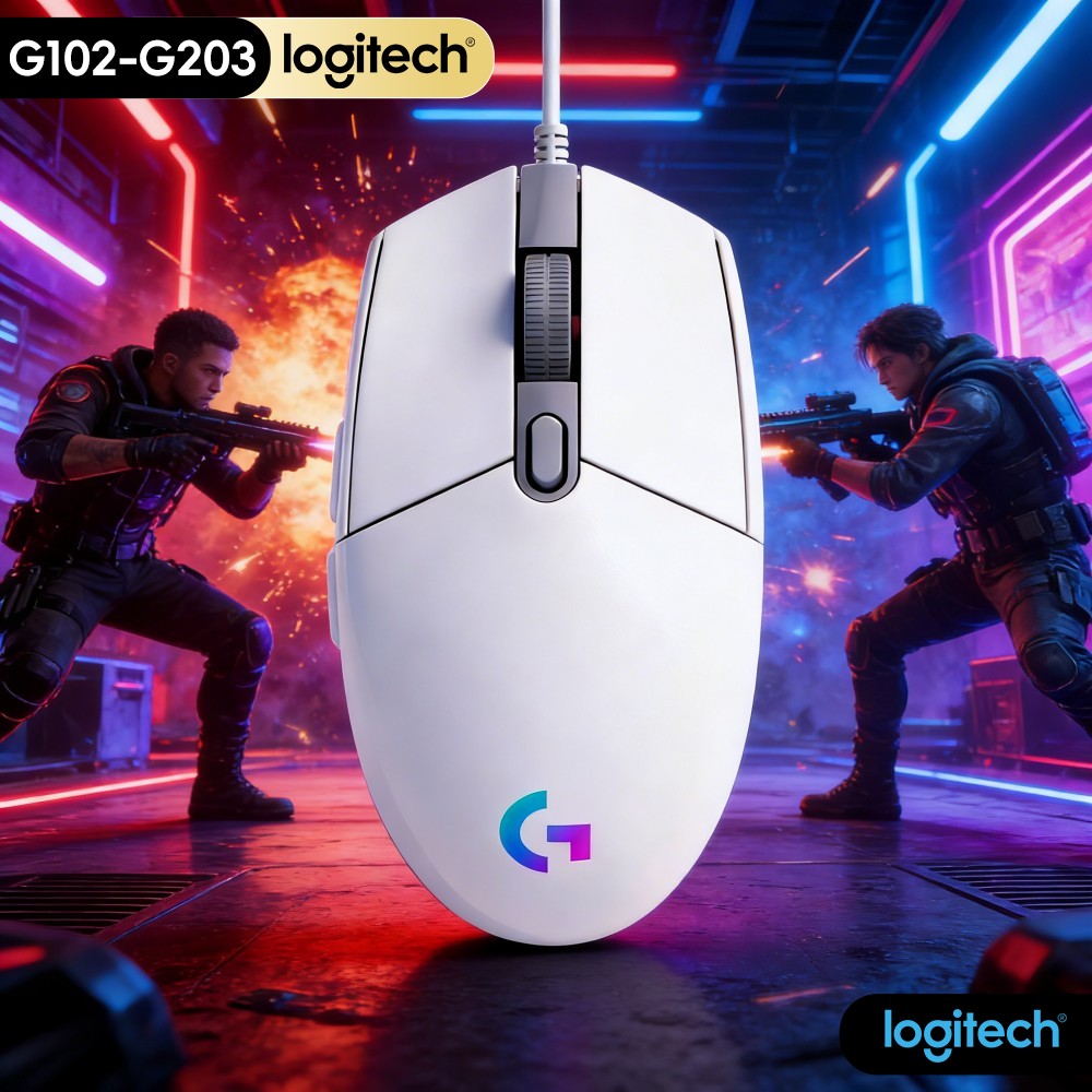 Logitech Mouse G203 - G102 Original Logitech G203 Prodigy Mouse,