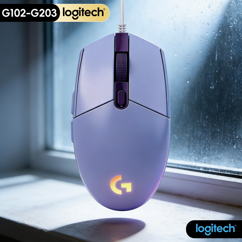 Logitech Mouse G203 - G102 Logitech G203 RGB Gaming Mouse,