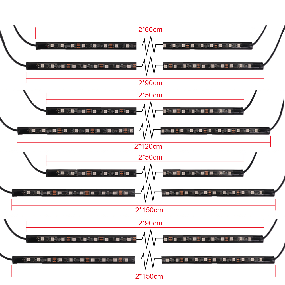 Neon LED RGB Car Underglow Bot - Rgb Underglow Strip 评论和价格
