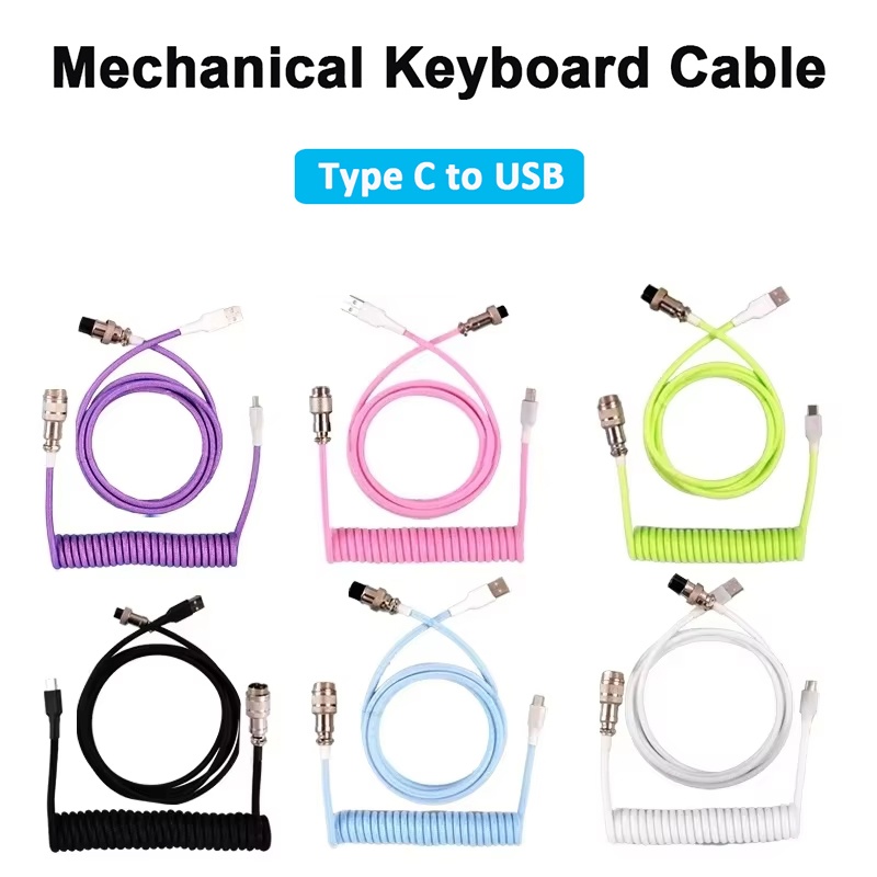 Mechanical Keyboard Coiled Cab - Coiled Usb Cable 评论和价格