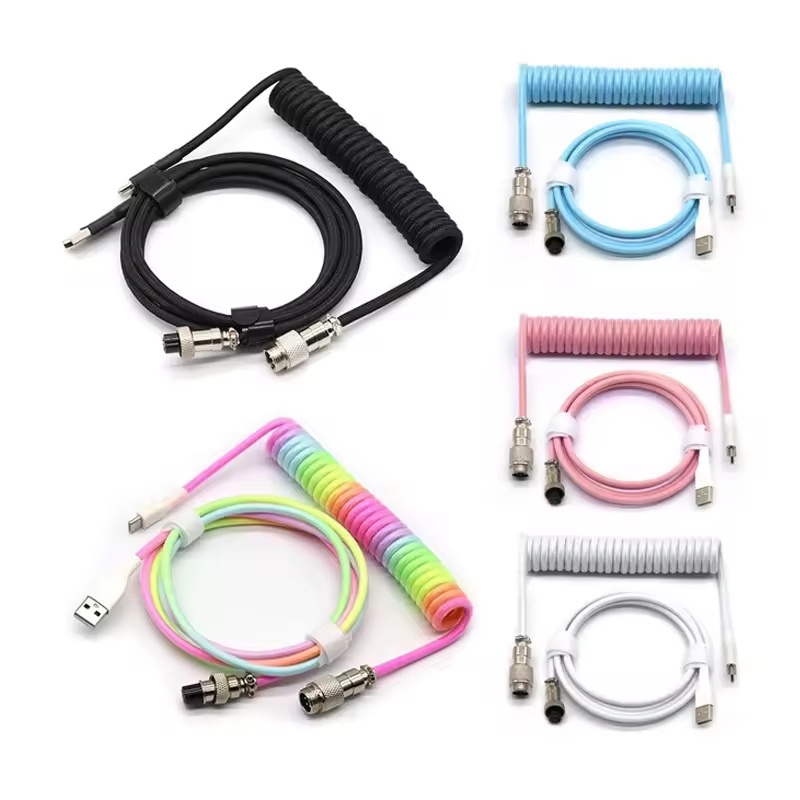 Mechanical Keyboard Coiled Cab - Coiled Usb Cable 评论和价格