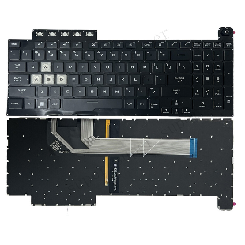 S++ Black US Backlit Keyboard  - Gaming Keyboard Asus 评论和价格
