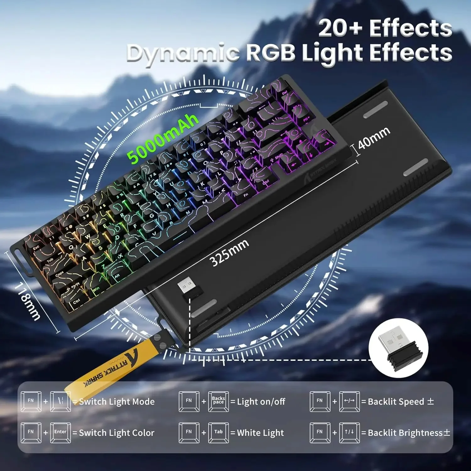 Attack Shark X68PRO HE Wireles - Keyboard Gaming Mac 评论和价格