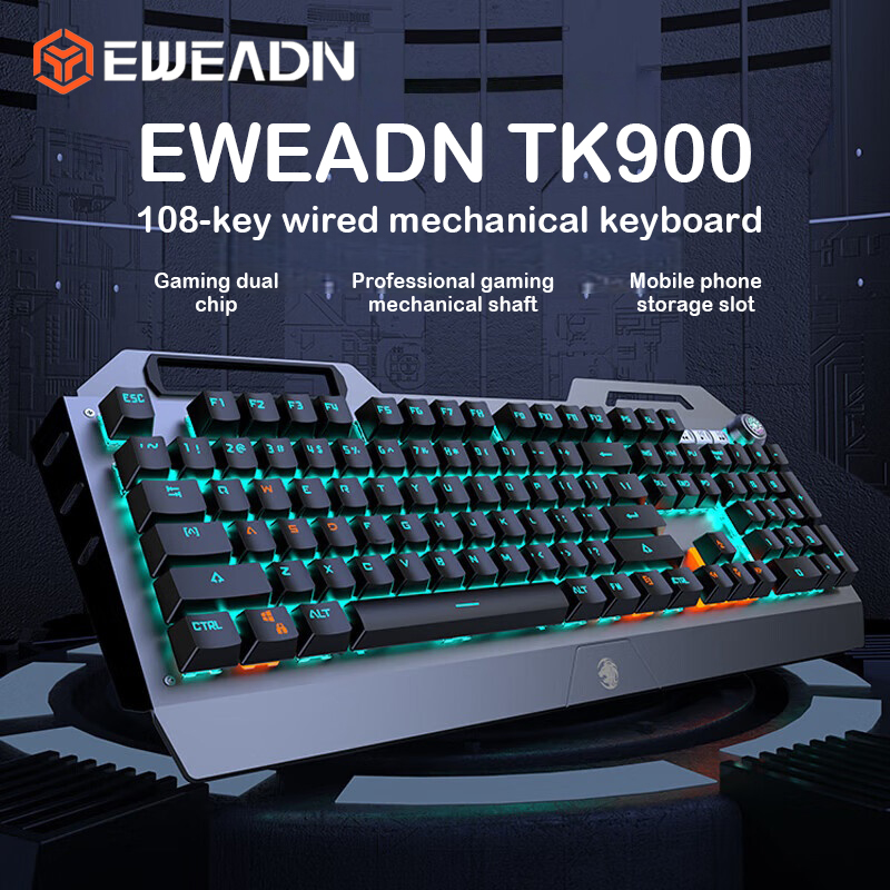 EWEADN TK900 Mechanical Keyboa - Keyboard Gaming Mac 评论和价格