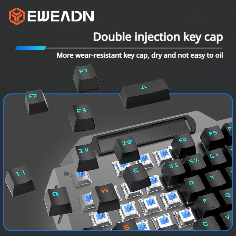 EWEADN TK900 Mechanical Keyboa - Keyboard Gaming Mac 评论和价格