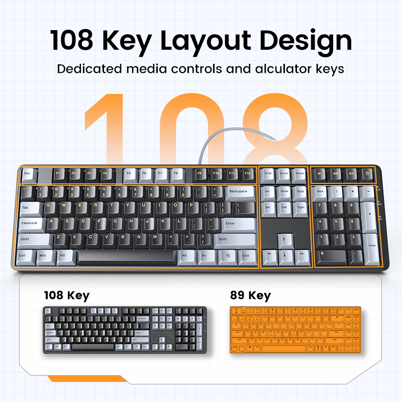 UGREEN Mechanical Keyboard 108 - Keyboard Gaming Mac 评论和价格