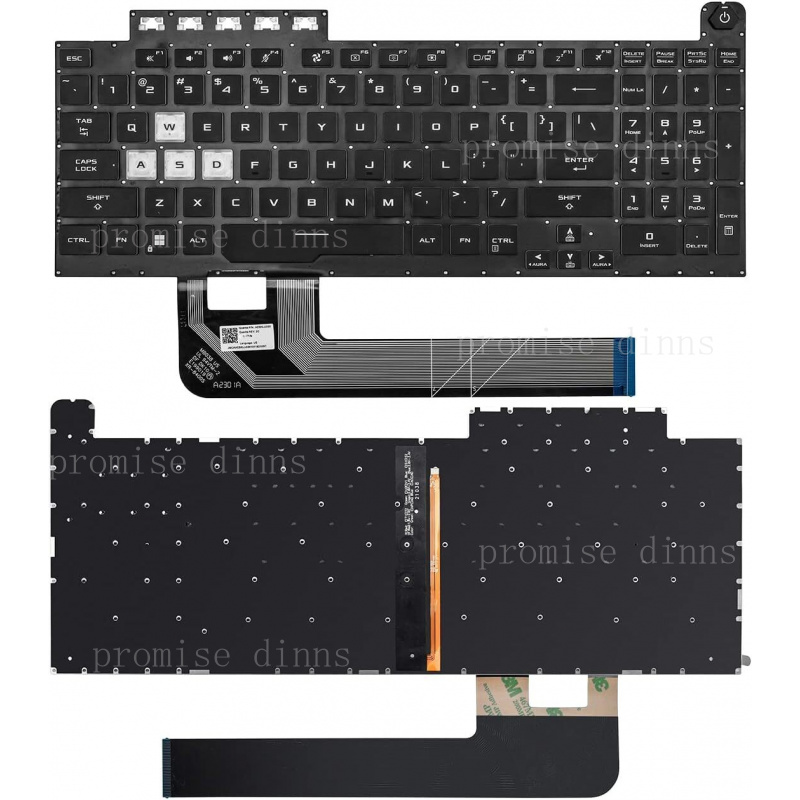 M   US Keyboard for Asus TUF G - Gaming Keyboard Asus 评论和价格