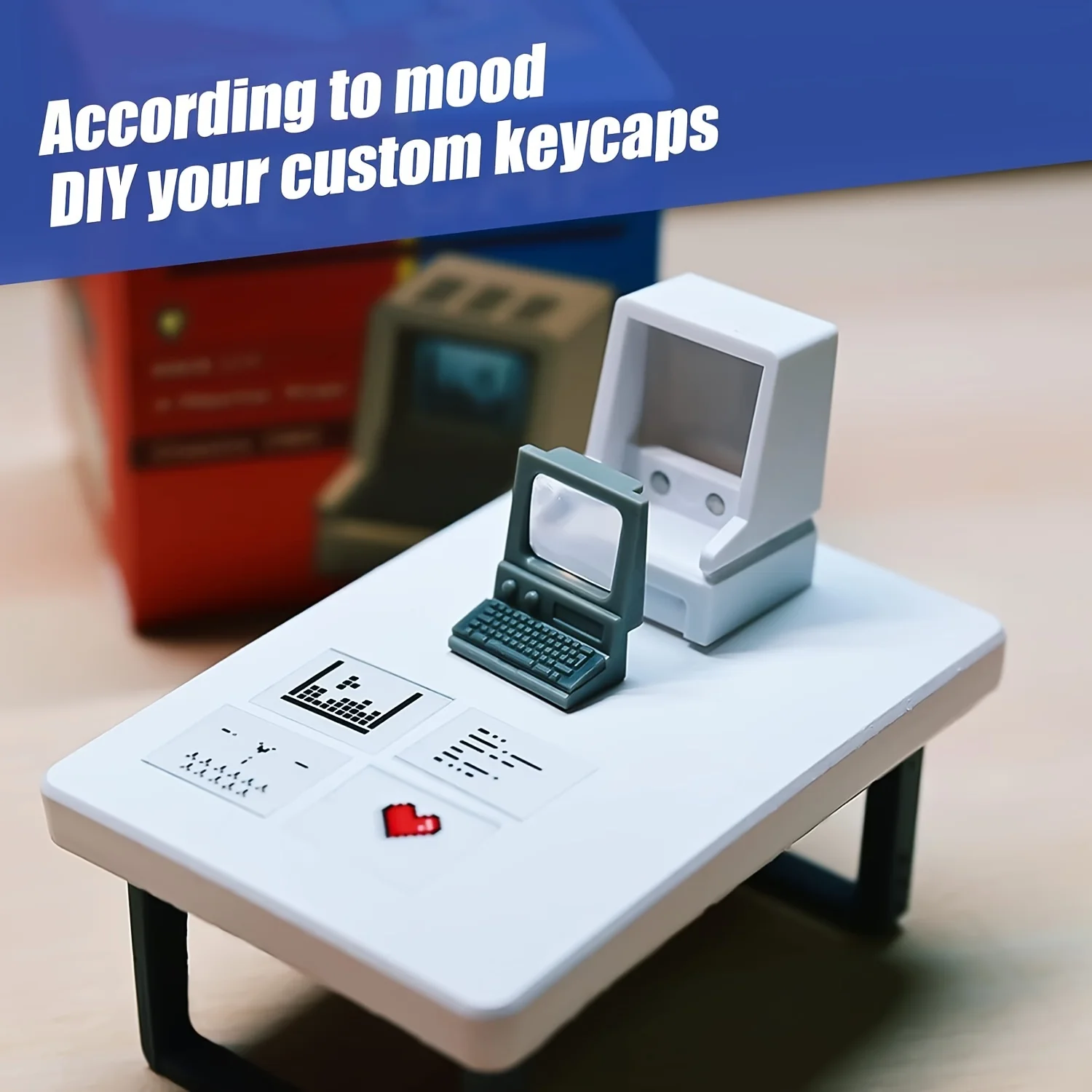 Retro Mac-Inspired Keycaps Dou - Keyboard Gaming Mac 评论和价格