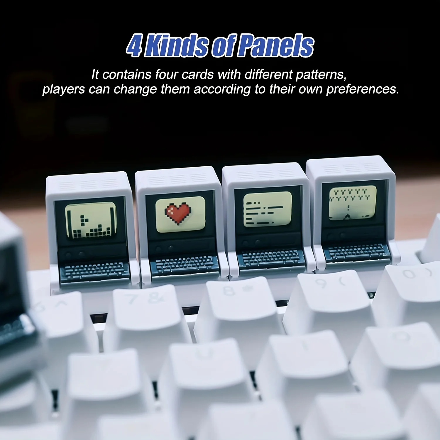 Retro Mac-Inspired Keycaps Dou - Keyboard Gaming Mac 评论和价格
