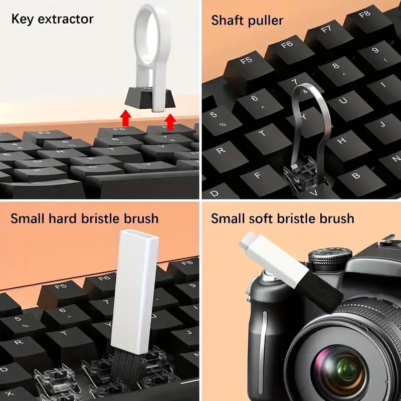 20-in-1 Cleaner Kit Computer K - Keycap Puller Ring 评论和价格