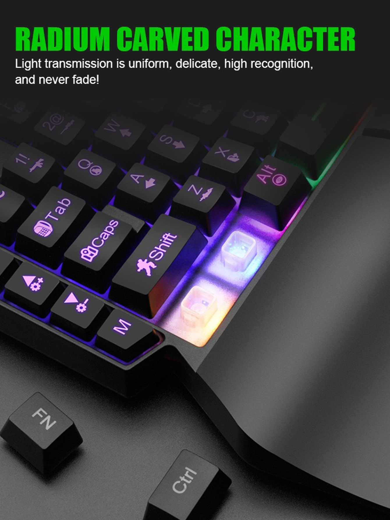 Mechanical One-Handed Light Ga - Gaming Keyboard Half 评论和价格