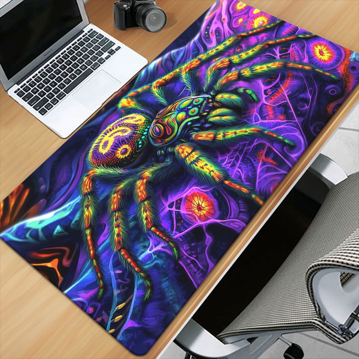 Brand Vibrant Spider Mousepad  - Gaming Keyboard Brand 评论和价格