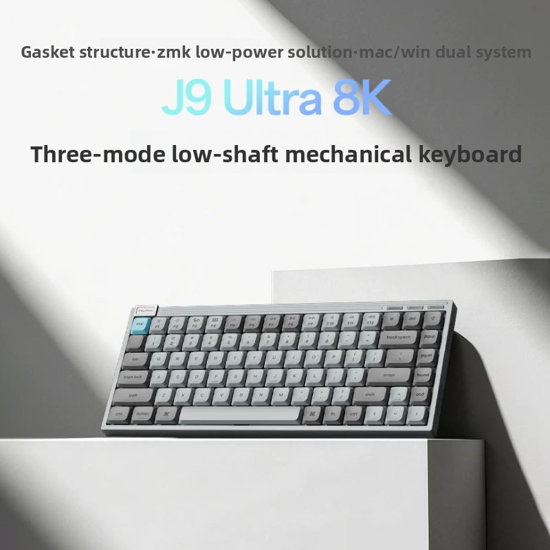 Original J9Ultra Tri-Mode 8K L - Gaming Keyboard That Is Quiet 评论和价格