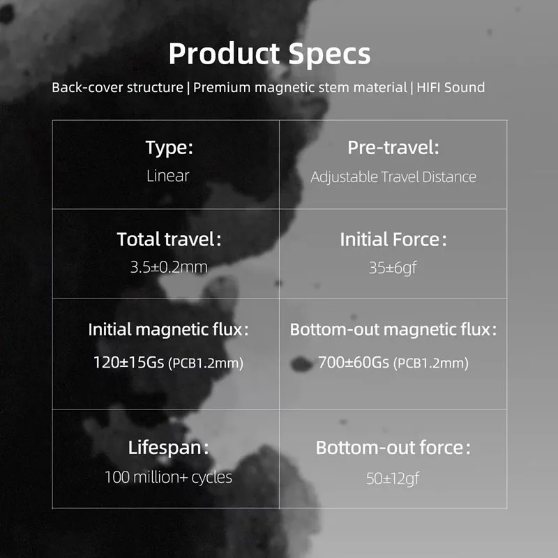 GATERON Magnetic Moonlight swi - Gaming Keyboard Magnetic Switches 评论和价格