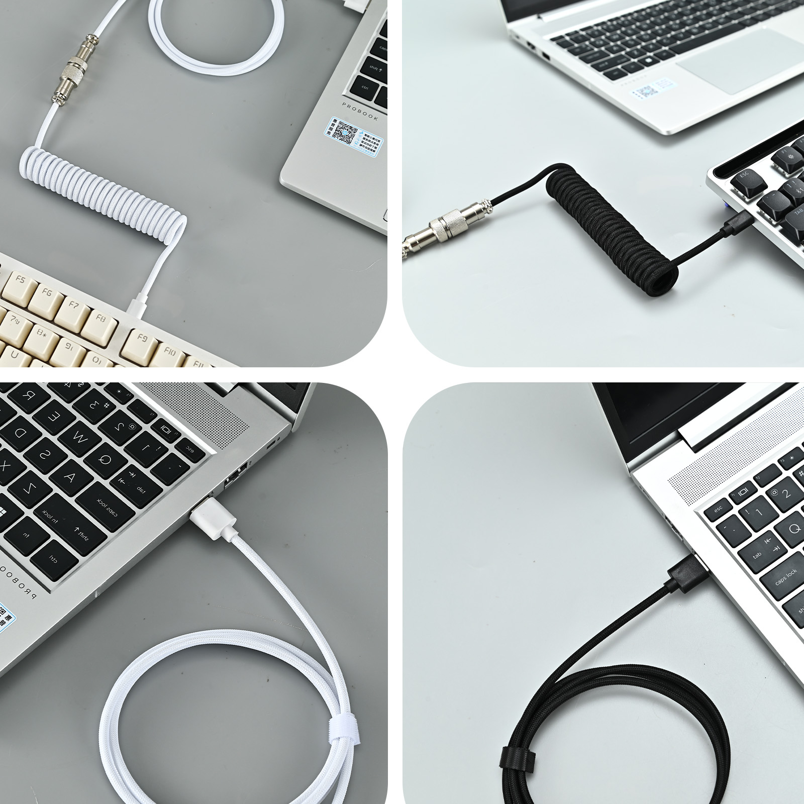 Mechanical Keyboard Coiled Cab - Coiled Usb Cable 评论和价格