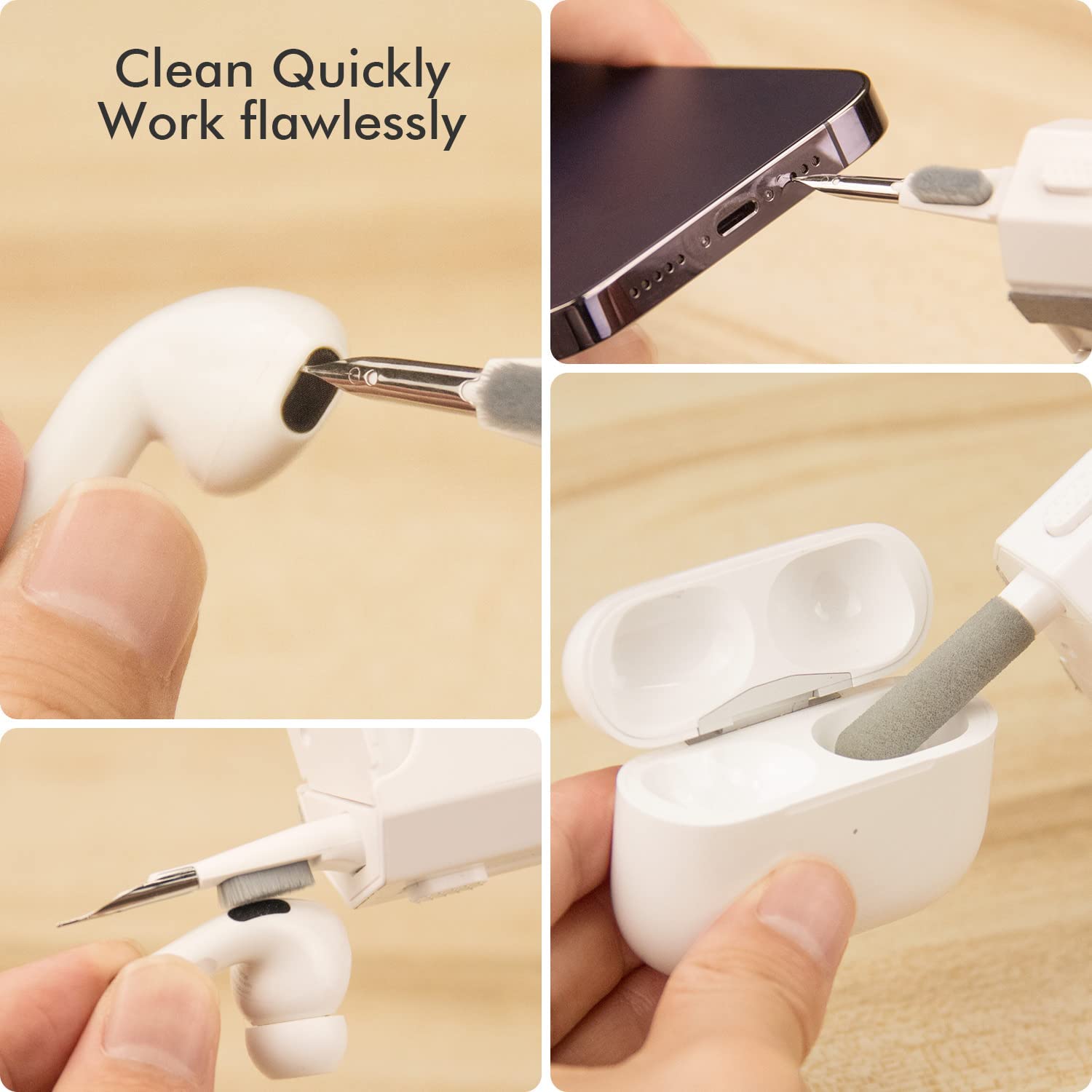 8 in 1 Cleaning Kit Computer K - Keycap Puller Ring 评论和价格