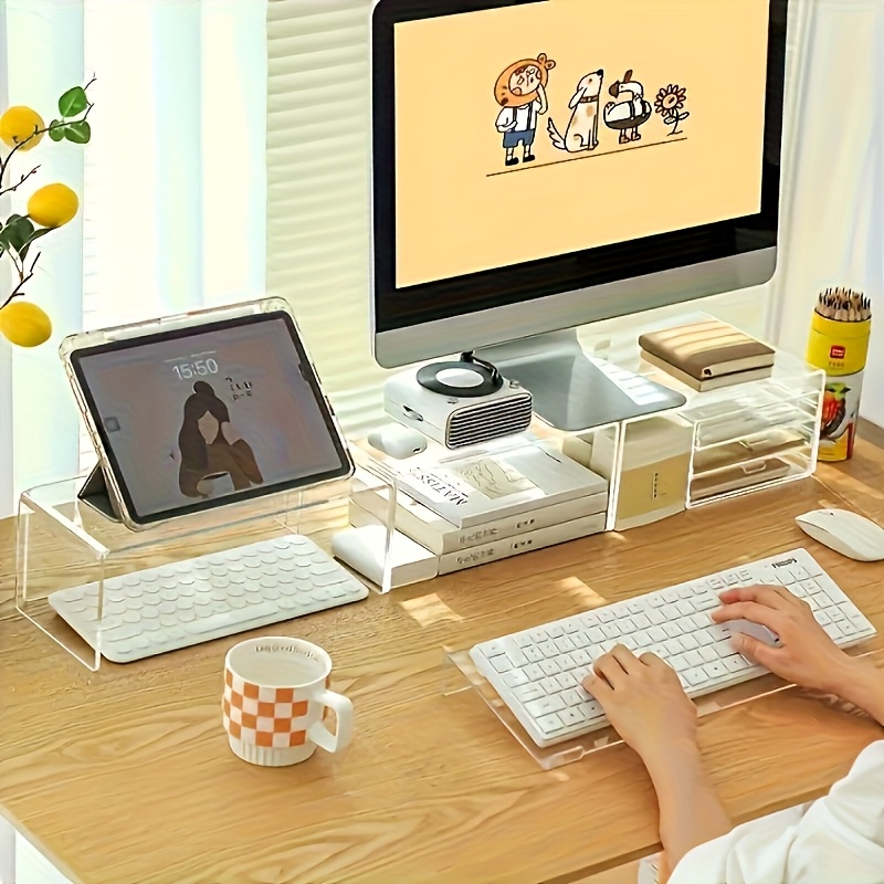 Acrylic keyboard stand, transp - Gaming Keyboard Brand 评论和价格