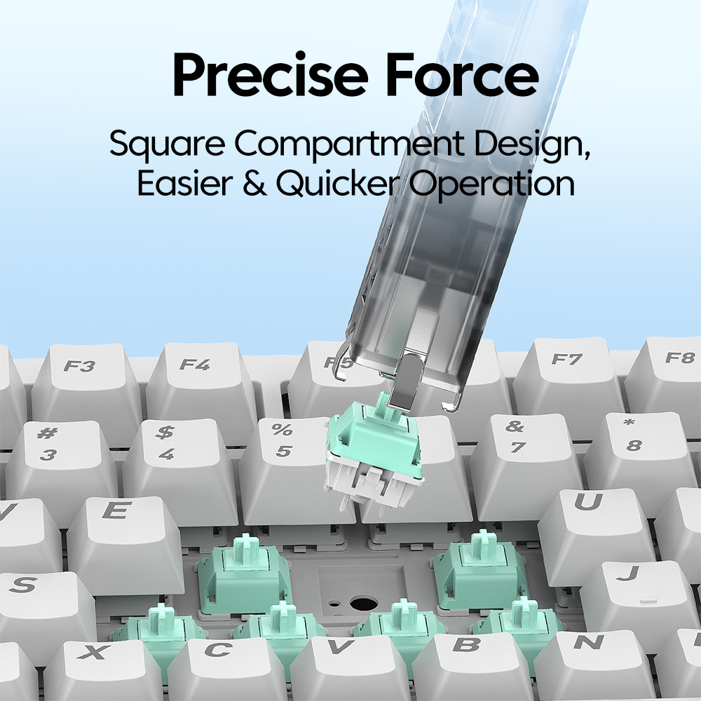 2 In 1 Keyboard Keycaps Switch - Keycap Puller Ring 评论和价格