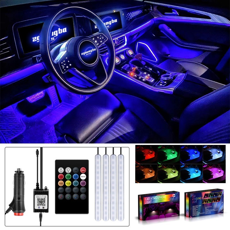 4in1 LED RGB Car Underglow Bot - Rgb Underglow Strip 评论和价格
