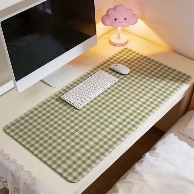 Olive Green Check Design Mouse - Gaming Keyboard Brand 评论和价格