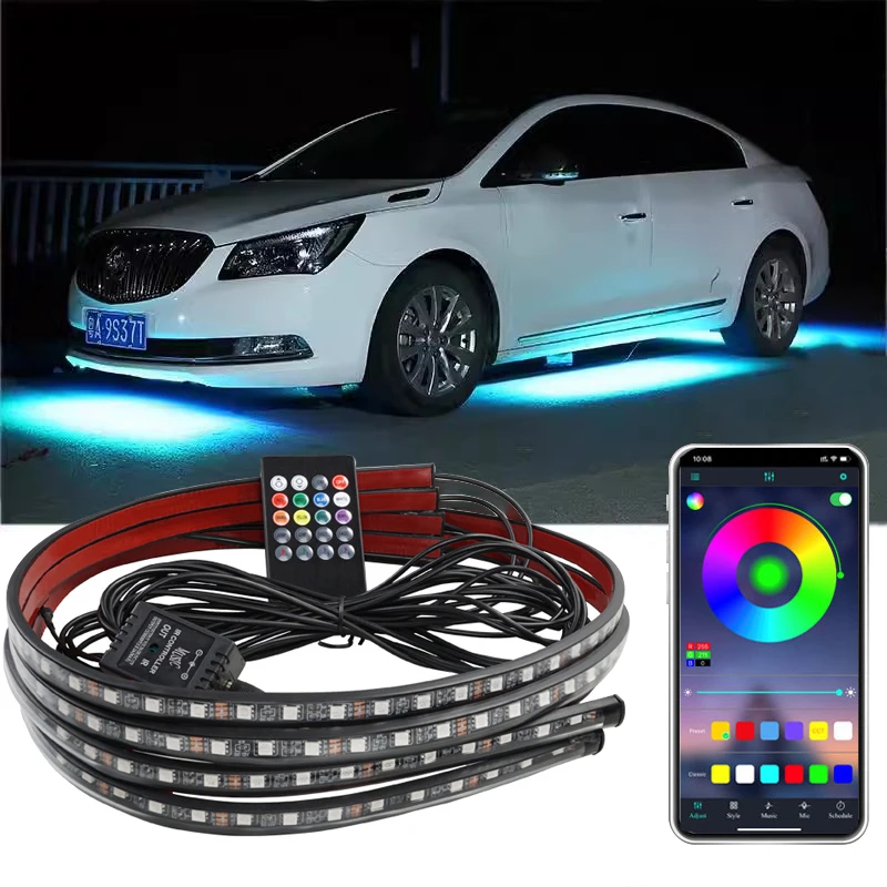 RGB Flexible LED Light bar Car - Rgb Underglow Strip 评论和价格