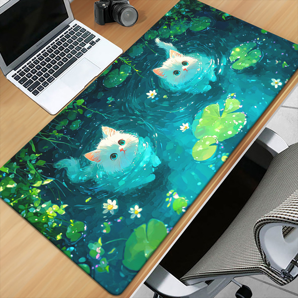 Brand Cute Cat Pond XXL Mousep - Gaming Keyboard Brand 评论和价格