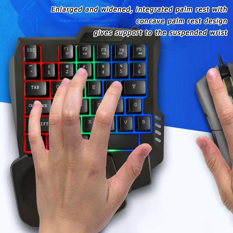 35 key Gaming Keyboard Single  - Gaming Keyboard Half 评论和价格