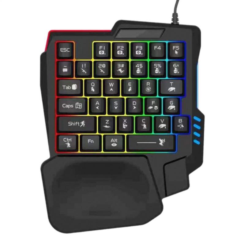 35 key Gaming Keyboard Single  - Gaming Keyboard Half 评论和价格