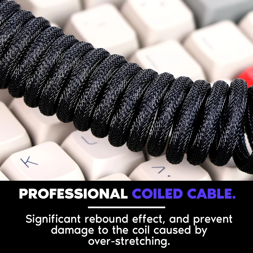 1.5m Coiled Keyboard Cable USB - Coiled Usb Cable 评论和价格