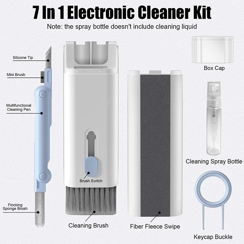7 in 1 Computer Keyboard Clean - Keycap Puller Ring 评论和价格